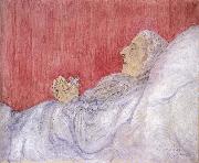 James Ensor My Dead Aunt oil painting